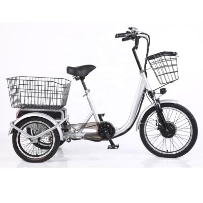 China 3 wheel steel cheap electric bike tricycle for adult with lithium battery for sale