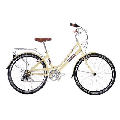 China 26 inch 7 speed classic vintage steel bicycle bicicleta de mujer dutch city bike women and men ladies for sale