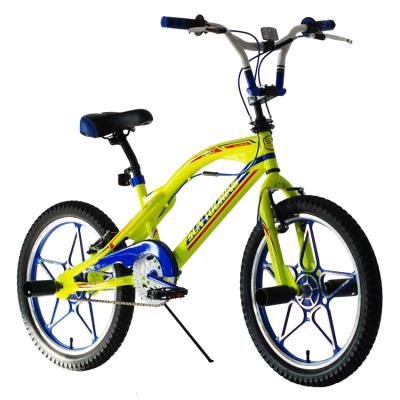 China China steel factory produce 20inch freestyle bike with aluminum alloy OPC wheel for sale