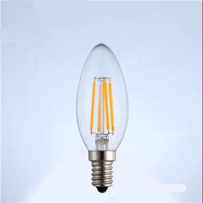 China Dimmable Energy Saving E14 E27 4W Residential Home C35 Led Candle Light Bulbs For Hotel Table Lamp for sale