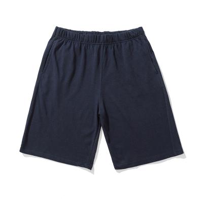 China Bilateral Pockets Black Teen Boys Simple Design Anti-pilling Short Pants No Drawstring for sale