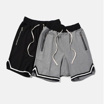 China Viable Elastic Waist Drawstring Fitness Gyms Slim Sports Short Panties Men Zipper Pocket Summer Shorts New Men's Shorts for sale