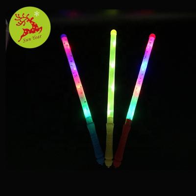 China Our patent product custom logo grow led flashing light stick for concert party decoration for sale