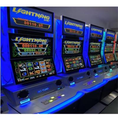 China Slot machine for sale lightning arcade slots game machineGood hold profit slot game software coin operate casino games for sale