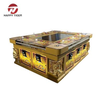 China Hot Sale Customized 6 / 8 /10 Players Fish Game Table Machines Fire Kylin 2 Automatic Fish Shooting Game Machine 204cm*95cm*75cm for sale