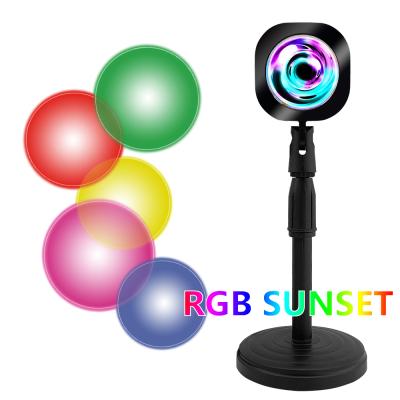 China BOKUN LED RGB Floor Lamp Sunset RGB Floor Lamp Modern Remote Background Modern Home Decorative Discount Shipping Cost for sale