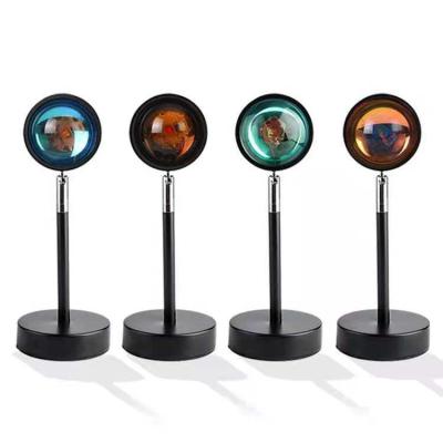 China Amazon Sell Bokun 5In1 Best Price Colorful Halo Floor Aura Robot Smart Sunset Lamp for sale