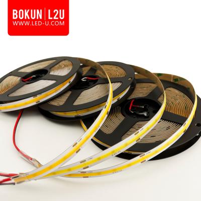 China BOKUN COB LED Strip Light DC 12V DC24V 512LED INDOOR CRI95 OUTDOOR LED FOB Strip Lighting High Level for sale