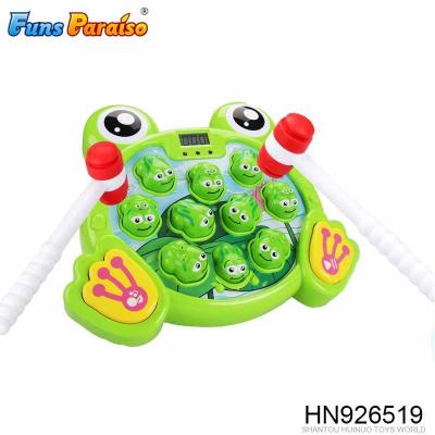 China With Light Child Interactive Beat A Frog Game Machine Toy With 2hammers HN926519 for sale