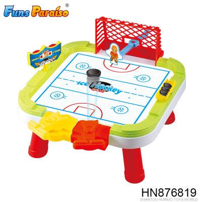 China Plastic 2 in 1 Indoor Interactive Plastic Ice Hockey Toy Shooting Tabletop Game HN876819 for sale