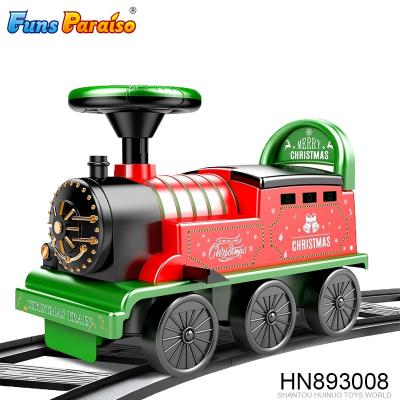 China Ride On Toy Funny Rides Mini Christmas Track Train Electric Train Ride On Toys For Children HN893008 for sale