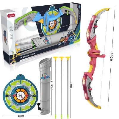 China 2022 New Plastic Items Light Up Archery Set Set Plastic Target Shooting Game HN929823 for sale