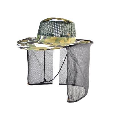 China FISHKING Anti Mosquito Customized FishKing-MZ-02 Customized Wear FishKing-MZ-02 Mosquito Hat Sun Protection Hat Fishing Hat OEM Wholesale Anti Mosquito With Neck Fin for sale