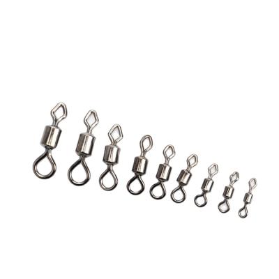 China Factory Direct Durable FTK-L-032 Wholesale and Durable Ready Boat Fishing Diamond Eye Rolling Swivel Swivel Stainless Steel for sale