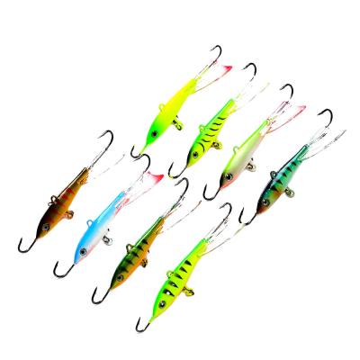 China FISH KING Winter Ice Fishing 3D Lure Artificial Sinking Eyes Bait Isca Hard Lure Building PESCA For Bass Trout FSBD014 for sale