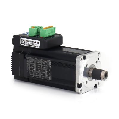 China Aubalasti 400w Servo Motor With Driver Set 48VDC 3000rpm 1.27N.m Communication 11.2A Permanent Magnet Speed ​​9.6Kbps Mini IHSV60-30-40-48 for sale