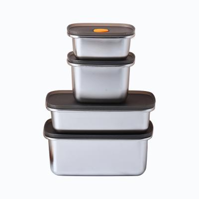 China New Disposable Hot Selling Stainless Steel Fresh-keeping Box For Universal Storage for sale