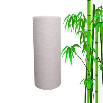 China Eco Friendly Reusable Kitchen Paper Towel 100% Sustainable Bamboo Roll Dish Washable Tissues for sale