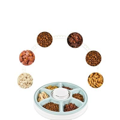 China EASYPLUS Multi Meal Viable Dog Automatic Pet Feeder with Time Setting Programmable Pet Cat Food Dispenser for sale