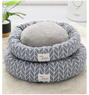 China EASYPLUS Waterproof Round Dog Bed For Pet Washable LYQ-0013 for sale