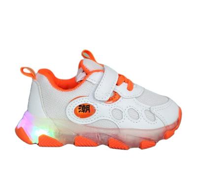 China Light Wholesale Fashion Printing Comfortable Cheap Classic Sport Shoes For Kids With Led Light for sale