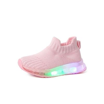 China 2021 New Design Light Design Cheap Unique Classic Kids Sport Unique Casual Running Shoes With LED Lights for sale