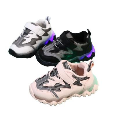 China 2021 Wholesale High Quality Cheap Kids Light Up Led Outdoor Child Sneaker Shoes With Light for sale