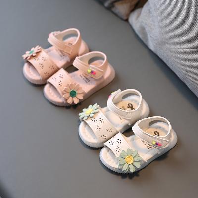 China Light Hot Cute Designer Toddler Girl Sandals Of Sale Flower Children Summer Kids Beach Shoes for sale