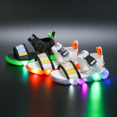 China Cheap Led Luxury High Quality Lightweight Toddler Lightweight Fashion Shoes Beach Summer Children Kids Sandals for sale