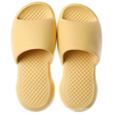 China Others 2022 Wholesale Unisex Eva Fabric Thick Platform Bathroom Indoor Home Slippers For Summer for sale