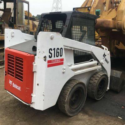 China Bobcat Skid Steer Loader used by hotels S160 S185 in excellent condition for sale