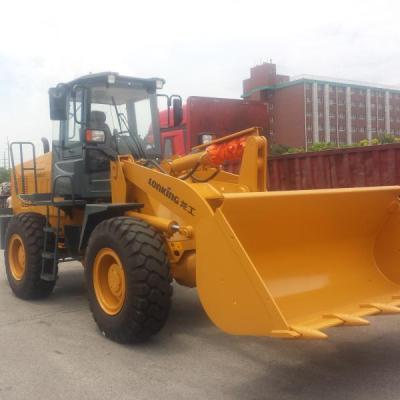 China Farm Construction Equipment Longong LG855N 5 Ton Wheel Loader With Front End Loader Mixer for sale