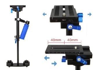 中国 0.6M のカメラの安定装置の装備の単一のハンドルの腕の Dv Dslr の steadicam 販売のため