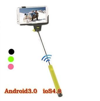 中国 ios 4.0/アンドロイド 3.0 の Smartphone ブラケットのための手持ち型の monopod 無線 Bluetooth Monopod 販売のため