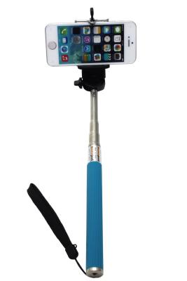 Cina Handheld Stick Monopod With Smartphone Holder For iPhone Samsung With 1/4 Screw Hole in vendita