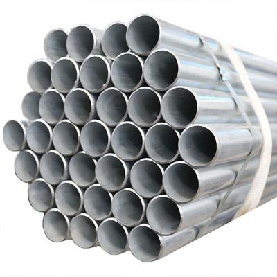 China Liquid pipe Q195/Q215/Q235/Q345/#20/#45 hot dip galvanized steel pipe with blue end-cap for sale