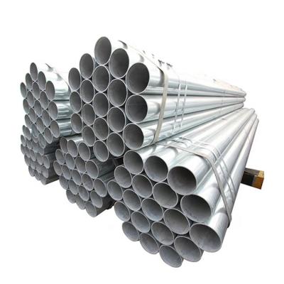 China Hot dipped galvanized liquid pipe /tube /tubing round steel pipe for construction and green house for sale