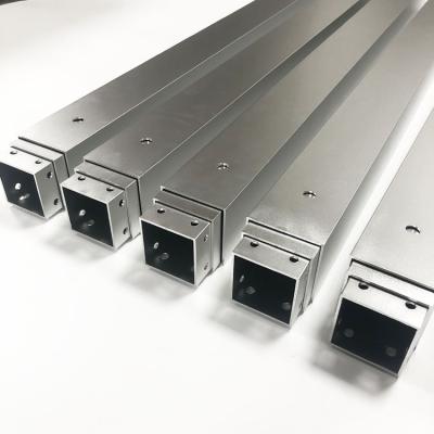 China Pipe Profile Constructure 6005A 6351 Slim Wall 6060 6061 6063 6063A Square Tube Anodized Rectangular Aluminum Pipe / Tube Tubing for sale