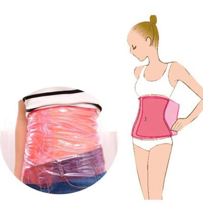 China 2022 Custom Logo Reliable Reusable Antibacterial PVC Sauna Sweat Belly Tummy Control Weights Lose Shapewear Belt Plastics Body Slimming Wrap for sale