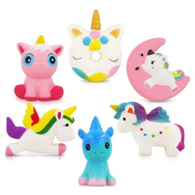 China 2022 NEW Wholesale PU Foam Slow Rising Unicorn Head Mermaid Body Squishy Toys for sale