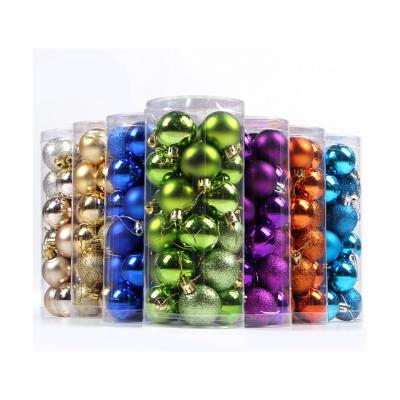 China Plastic Christmas Baubles Ornaments Balls Christmas Ornaments Decor Wholesale Mini Christmas Ornaments for sale