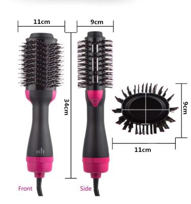 China Ionic Hair Dryer, One Step Hair Straightener Hair Curler Brush 3 in 1 Dryer Brush Stroke Styler for Woman Hot Airbrush for sale