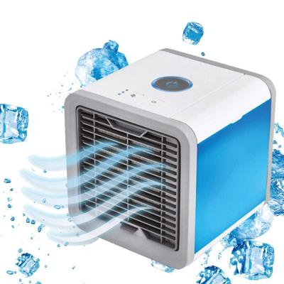 China RGB Color Changing Wholesale Lightweight USB Mini Portable Air Conditioner Electric Cooler Fan for sale