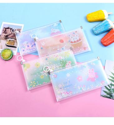 China Cute Face Packaging PP Child Proof Cartoon Small Viable Facial Ziplock Zipper Zipper Resealable Plastic Bag For Mask for sale