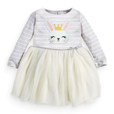 China Anti-wrinkle Autumn Long Sleeves Toddler Baby Girl Dress Floral Kids Girls Dress Outfits Kids Clothes 1 2 3 4 5 Years Old for sale