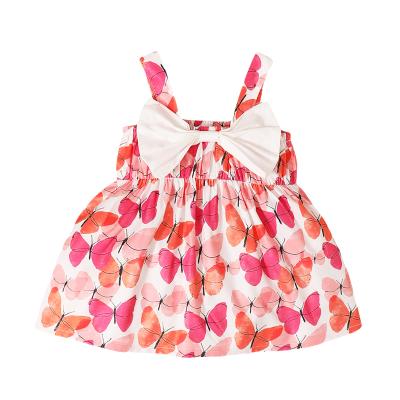 China 2021 summer new design casual baby dresses children's clothing baby party princess dress for sale