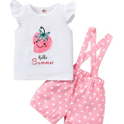 China 2021 New Summer Casual Baby Suit Children's Short Sleeve Shorts Shorts Sportswear Children Two-piece Suit for sale