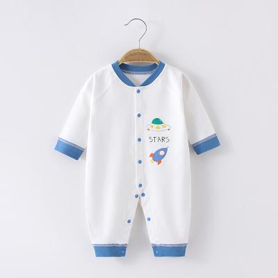 China Other wholesale baby rompers spring and autumn winter baby boys and girls clothes autumn neonatal pajamas pure cotton boneless for sale