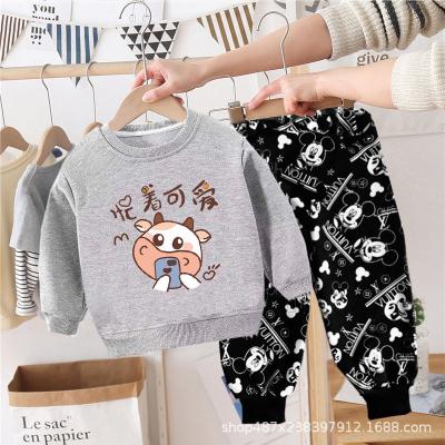 China Anti-wrinkle children's hoodie spring hoodie T-shirt boys girls and babies children's autumn suit new winter long and sleeve for sale