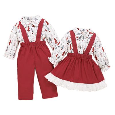 China Wholesale Christmas Garment Boys and Girls Christmas Clothing Casual and Custom Made for sale